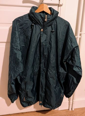 K-Way Vintage Vert Émeraude - Taille L