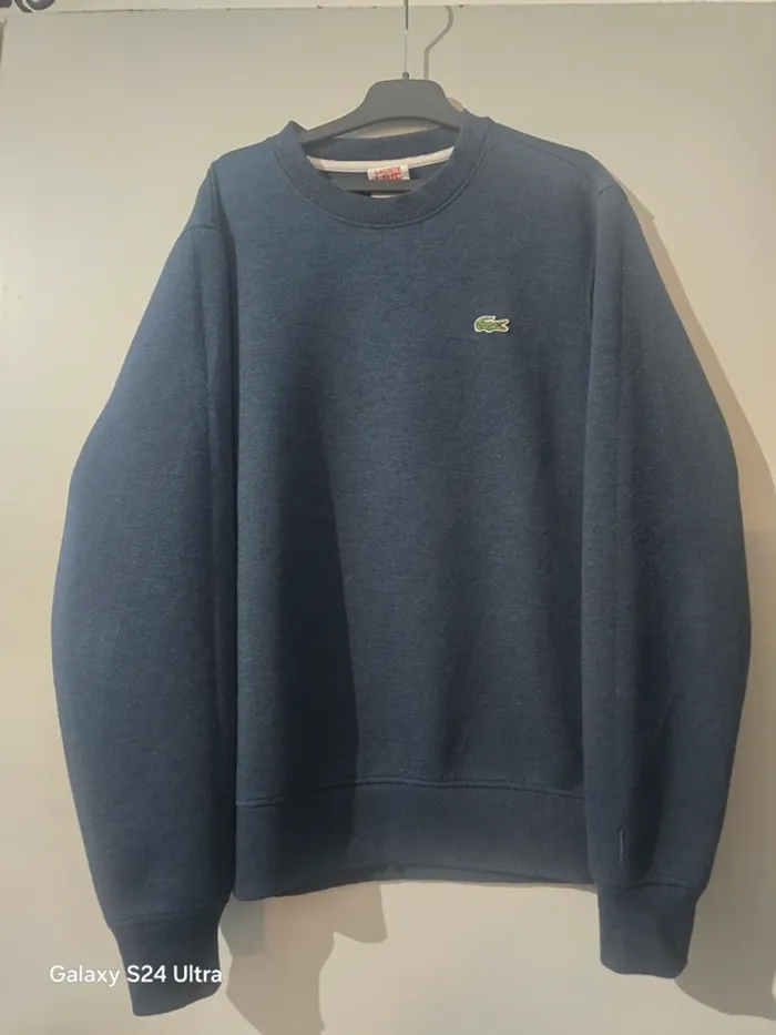 Sweat bleu - Lacoste - Taille 3
