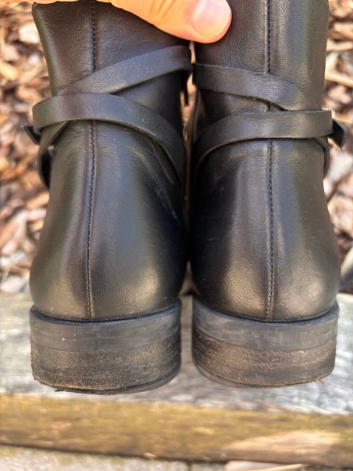 Boots botines femme pointure 37 cuir Eram flex - photo numéro 8