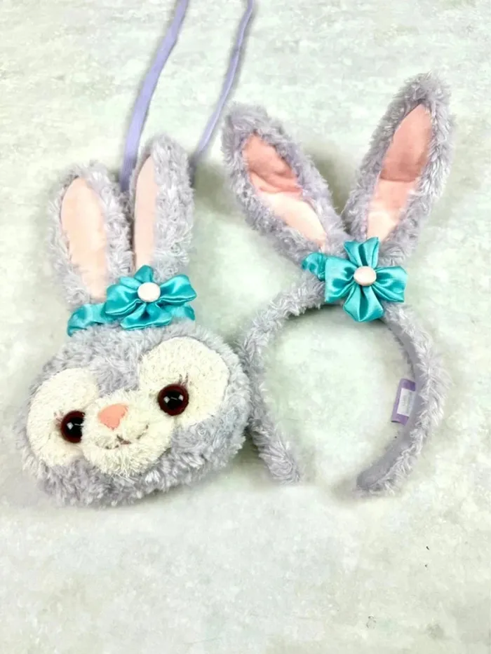 Ensemble Ears (serre tête) et sacoche pass Disney Stella Lou Duffy - Tokyo Disneyland - photo numéro 3