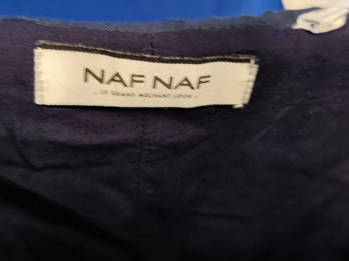 Jupe Naf Naf 36 doublée marine - photo numéro 4