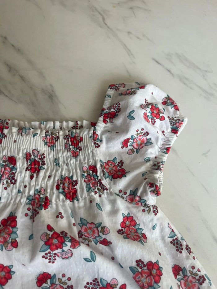 Robe Sergent Major fleuri 6 ans - photo numéro 3