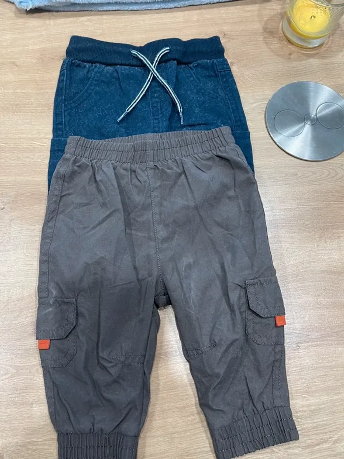 Lot 10 pantalons garçons 6 mois - photo numéro 5