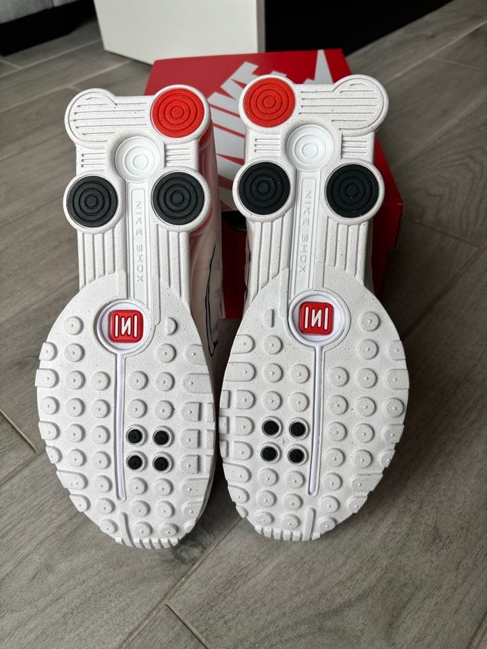 Nike Shox blanc orange - photo numéro 4