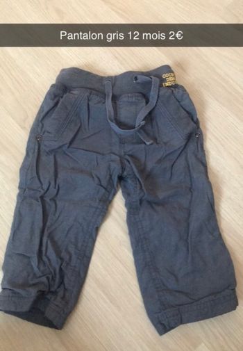 Pantalon gris