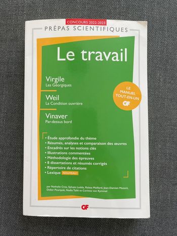 Manuel prépas scientifiques - Le travail - GF