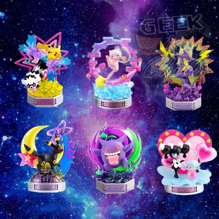 Figurine Re-Ment Pokémon - Neon Party - Mesmérella et Bibichut - photo numéro 3