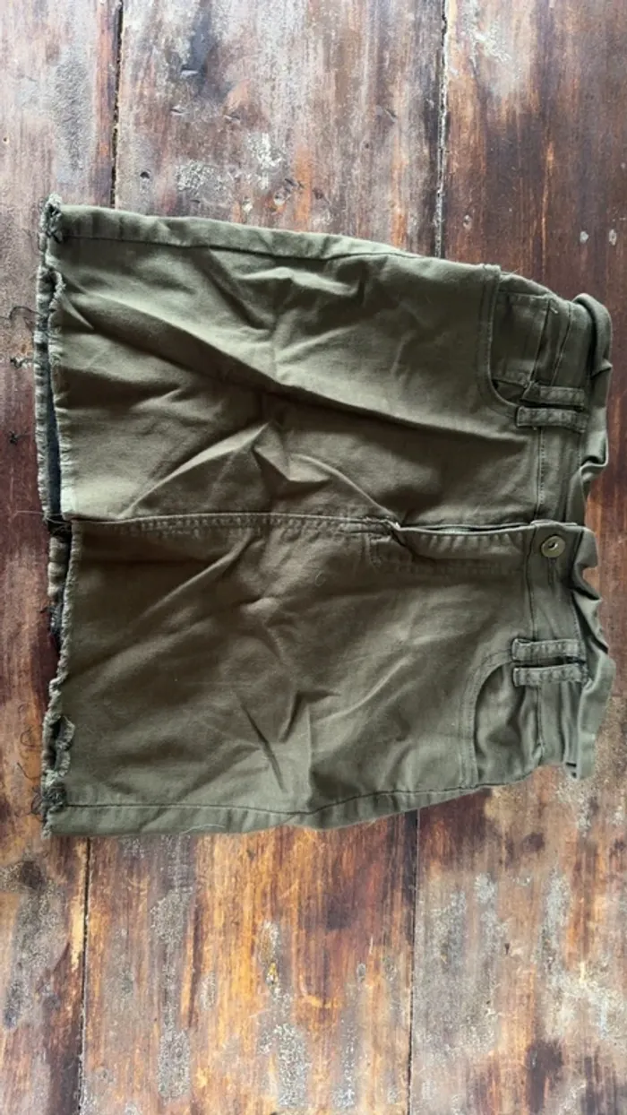 Jupe kaki