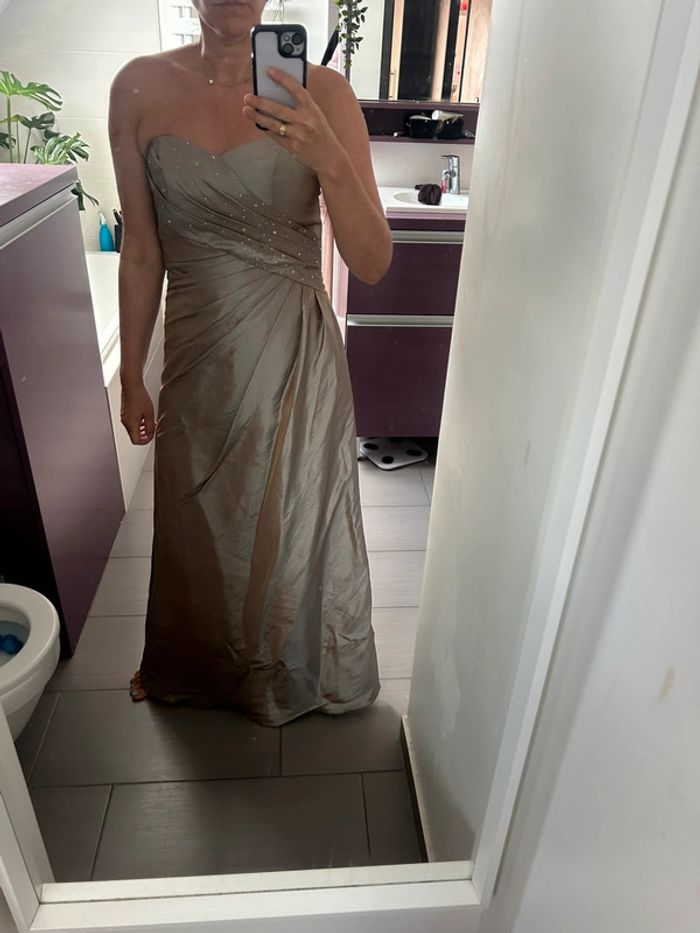 Robe bustier demoiselle d honneur - photo numéro 4
