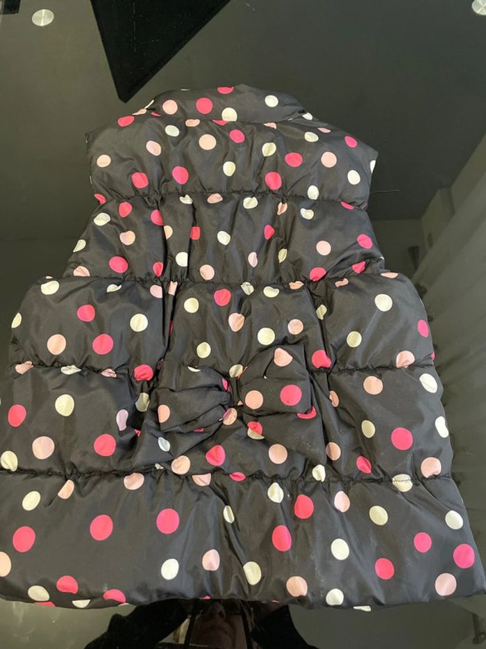 Doudoune à pois sans manches - photo numéro 2