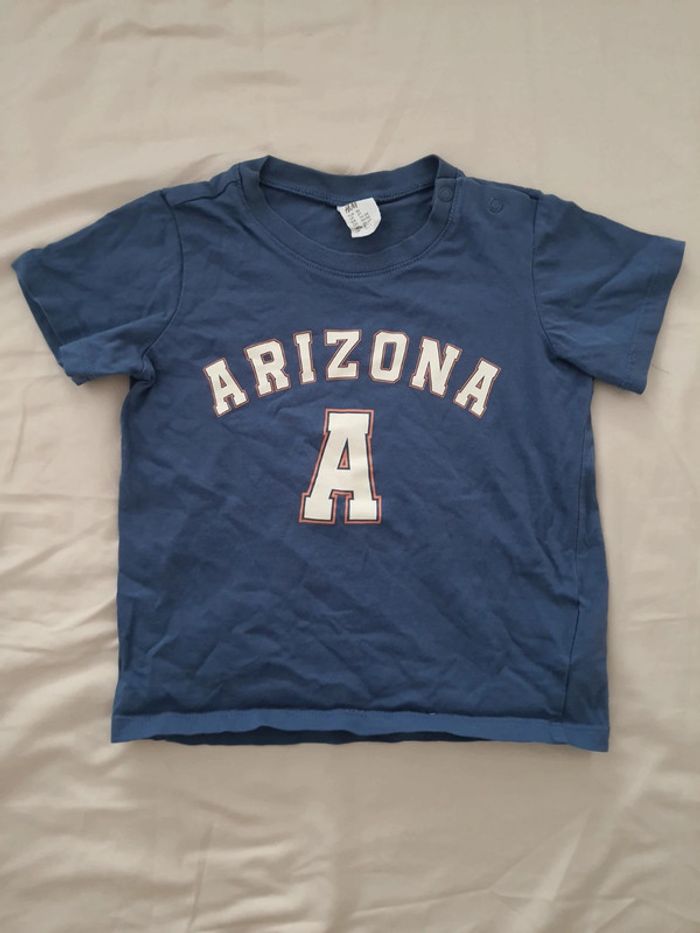 T shirt coton été bébé enfant garçon 92cm 1an et demi à 2ans h&m