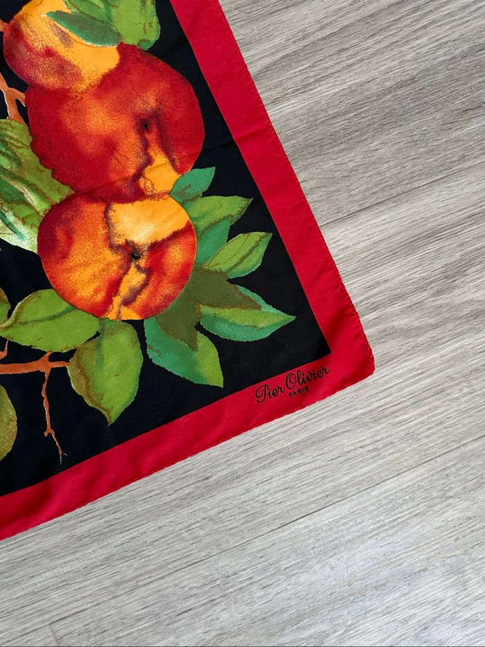 Foulard Vintage En Soie 85x85 Cm - Multicouleur - Très Bon état