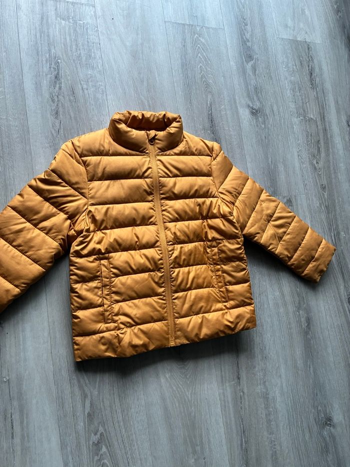 Manteau jaune moutarde garçon , Taille 7-8 ans , TEX