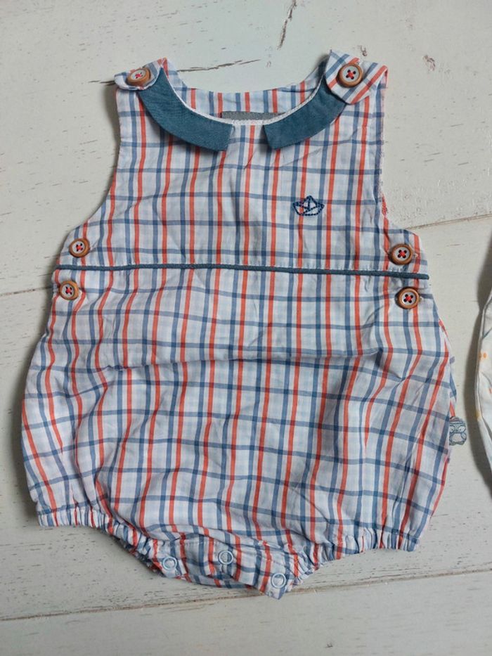 Lot de 2 combinaisons barboteuses Sergent Major Taille 3 mois - photo numéro 5