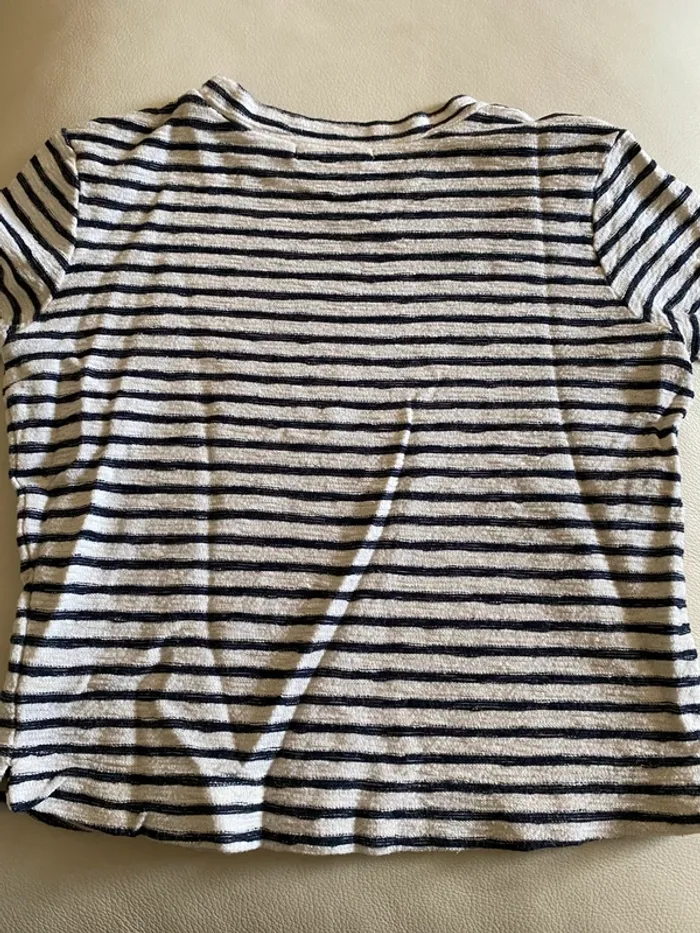 T-shirt Bonpoint marinière 4 ans - photo numéro 6