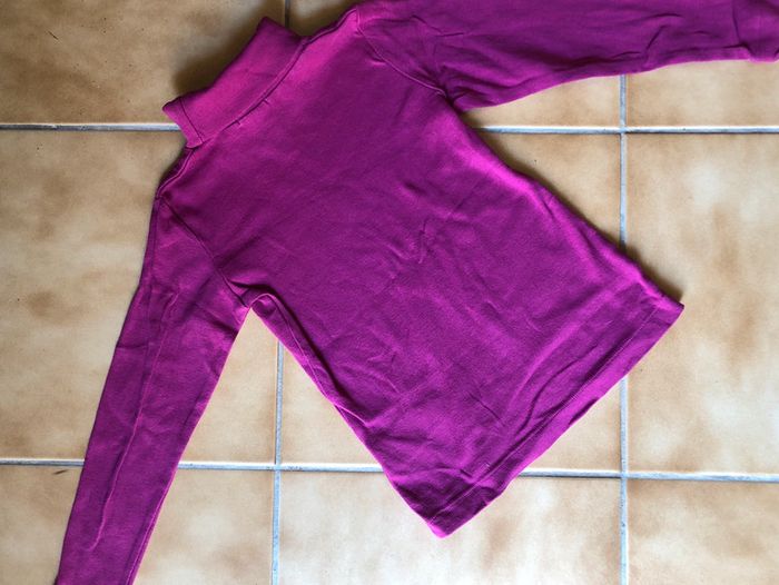 Beau sous-pull Orchestra rose fuchsia T. 5 ans/110 cm fille TBE - photo numéro 2
