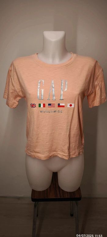 T-shirt Gap Fille Taille XXL 160CM Rose pale
