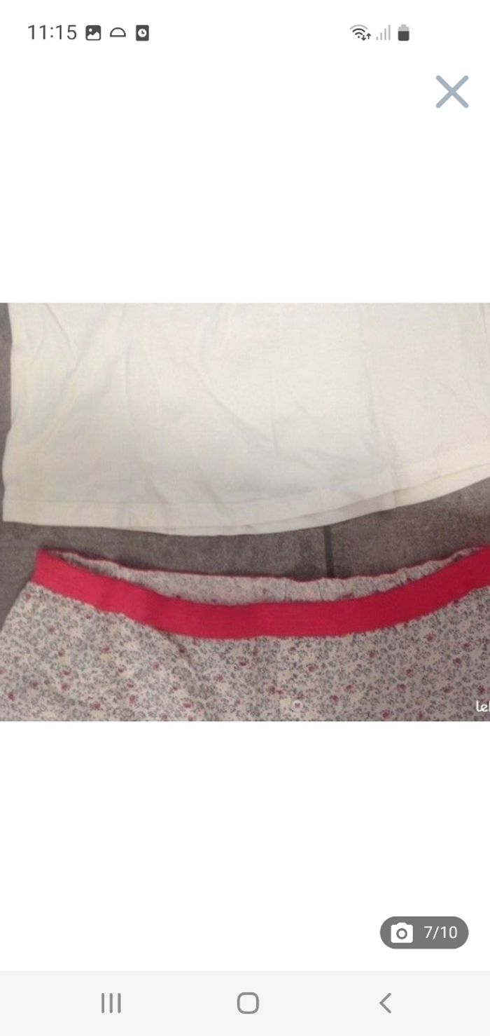 Pyjashort fille Monoprix Kids 12 ans blanc et imprimé - photo numéro 7