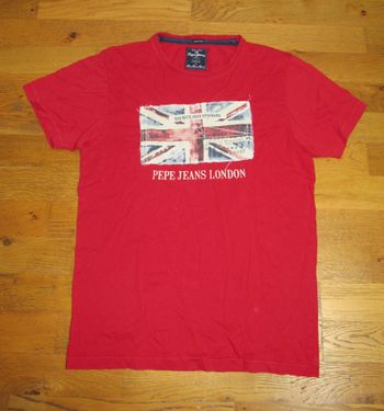 T-shirt Pepe Jeans London rouge - Taille S