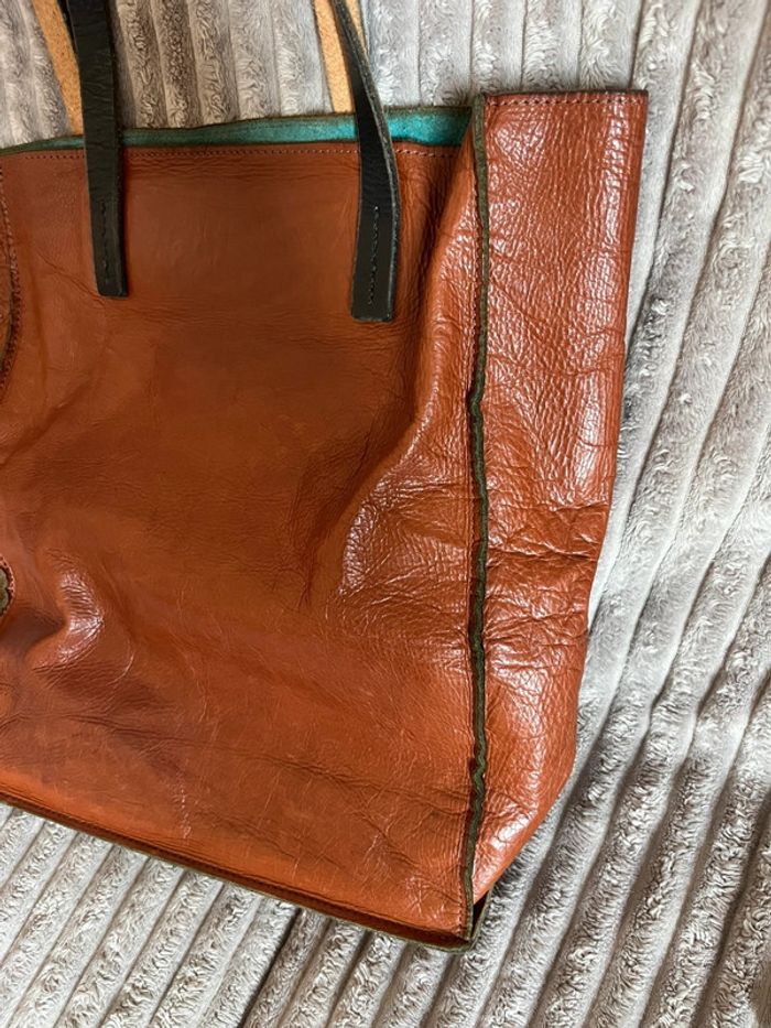 Sac cabas en cuir DAIKA New York – Vintage & stylé - photo numéro 4