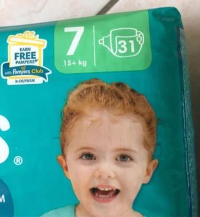 Lot de 3 paquets de couches Pampers baby dry taille 7 neufs dans emballage - photo numéro 2