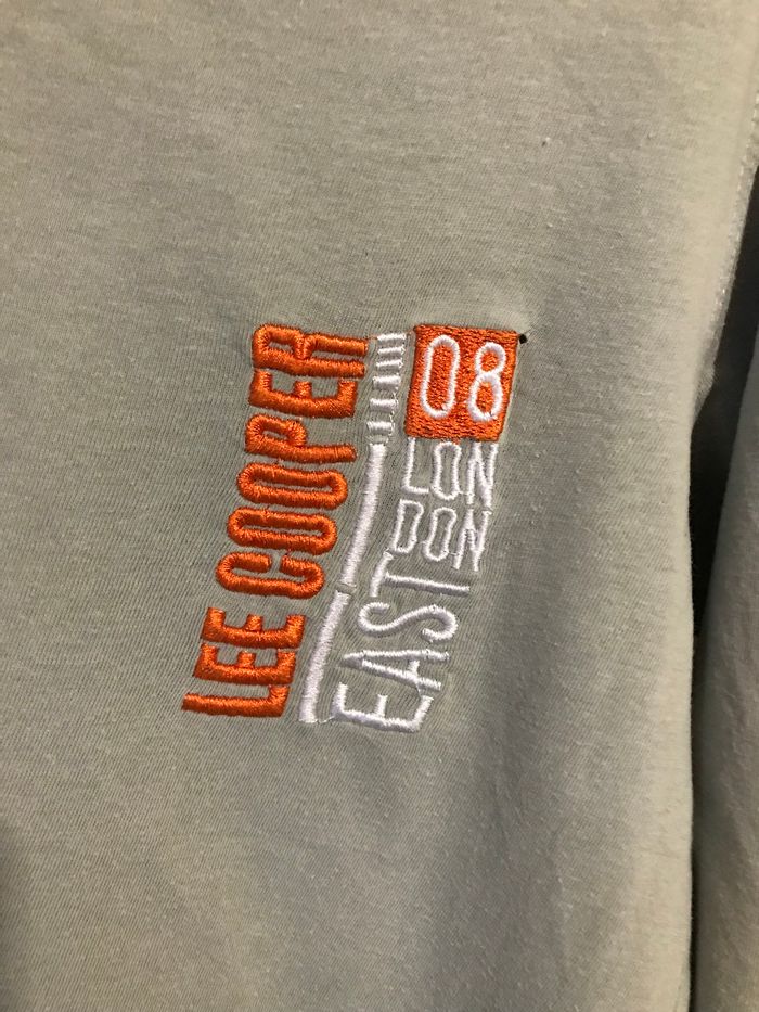 T-shirt kaki 10 ans Lee Cooper - photo numéro 2