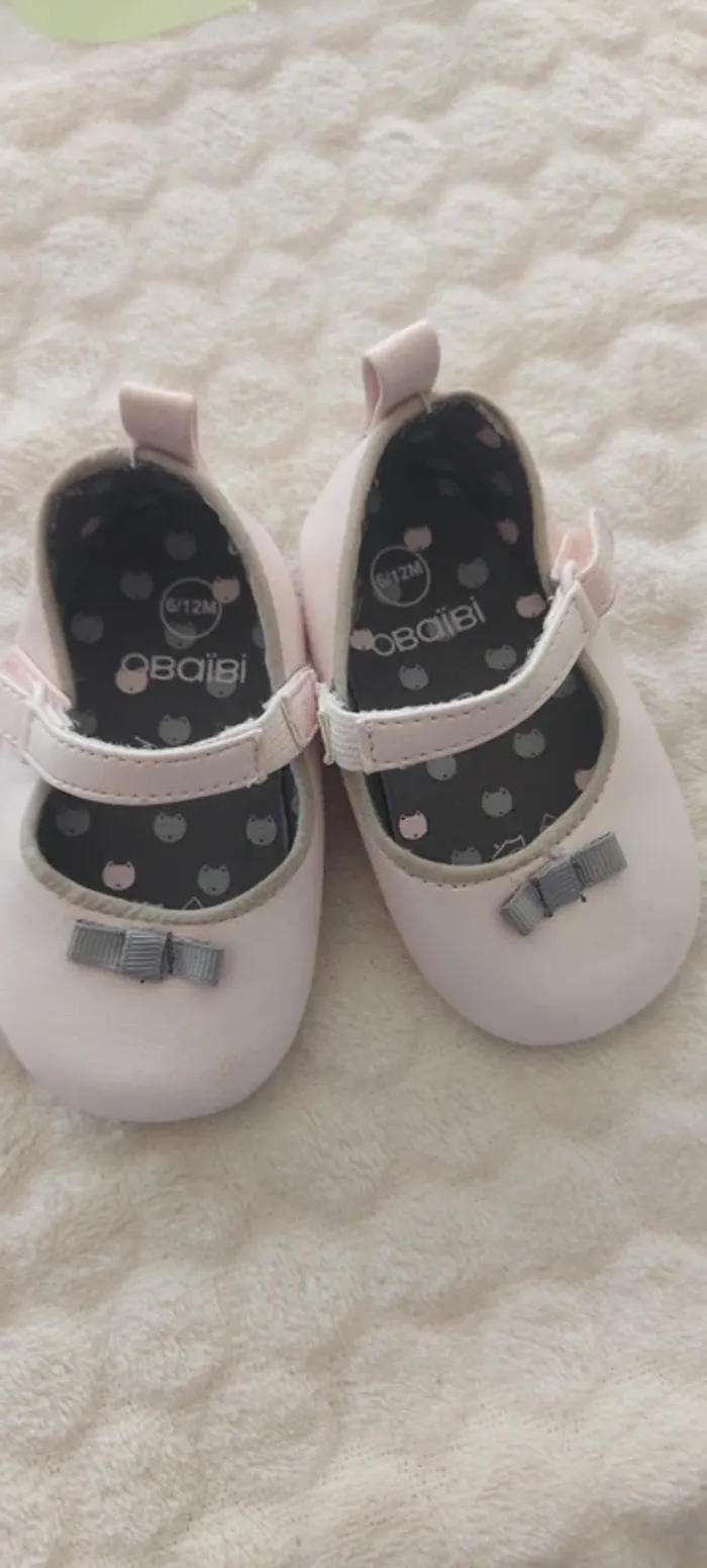 Chaussure bébé fille 6/12 mois