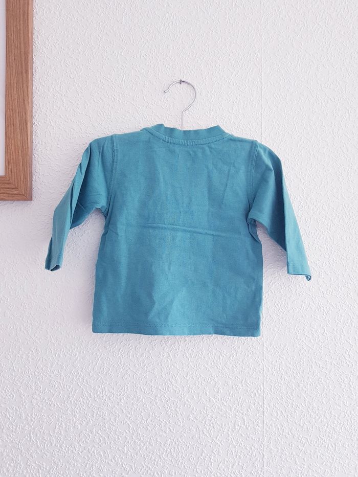 Timberland - Tee-shirt manches longues, col rond (6 mois) - photo numéro 3