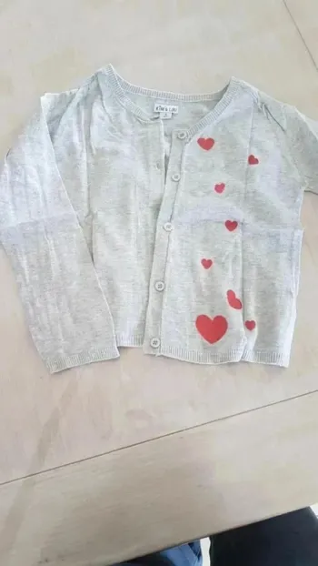 Gilet fille 4 ans