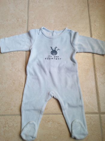 Pyjama bleu 1 mois