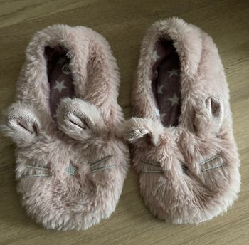 chaussons lapin antidérapant taille 28/29
