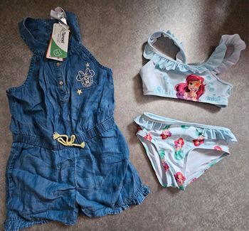 Combishort neuve et maillot de bain 6 ans