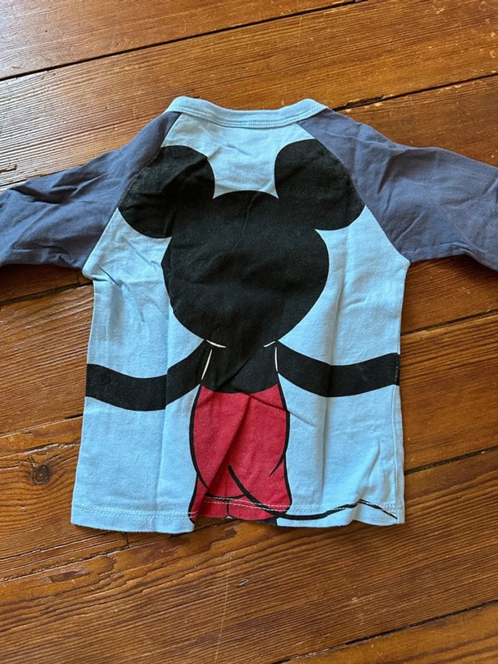 Lot Disney baby 3 t-shirt bleus 18 mois - photo numéro 4