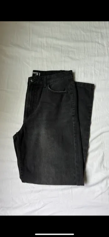 Jean droit straight Kiabi noir taille L