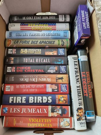 Lot de 19 VHS