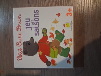 Petit ours brun jeu des saisons