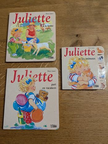Lot de 3 petits livres Juliette