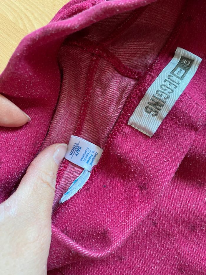 Pantalon Jegging fuchsia Okaidi Taille 5 ans - photo numéro 5