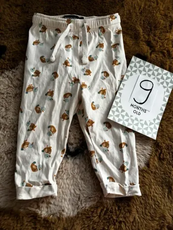 Pantalon fin beige canard IN Extenso t.9m