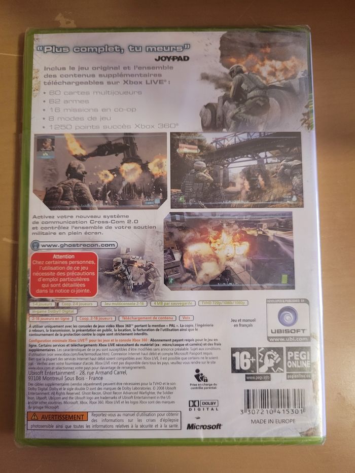 Jeux xbox 360 Ghost Recon AW2 Legacy- Neuf sous blister - photo numéro 2