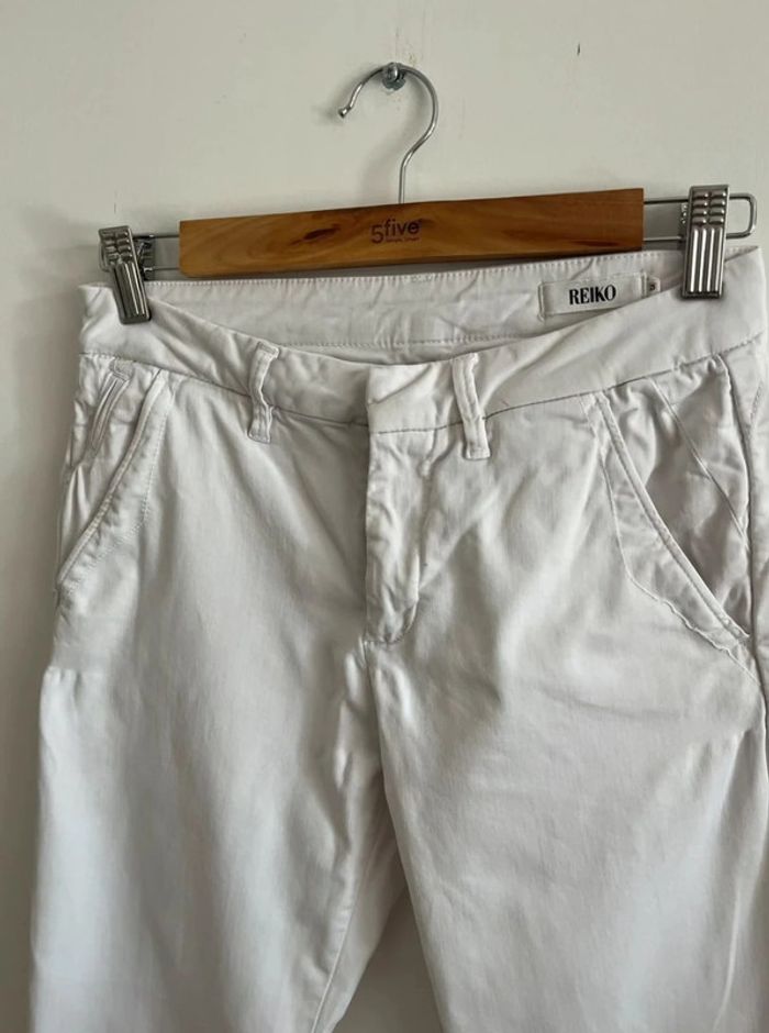 Pantalon/chino blanc Reiko - photo numéro 4