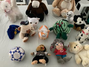 Lot de 15 peluches.