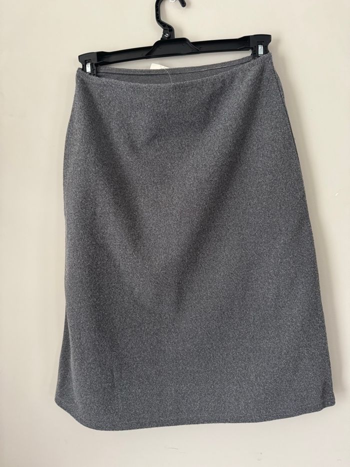 👗 jupe taille haute - grise - femme - taille 46/48- neuf - je ne sais quoi - photo numéro 4