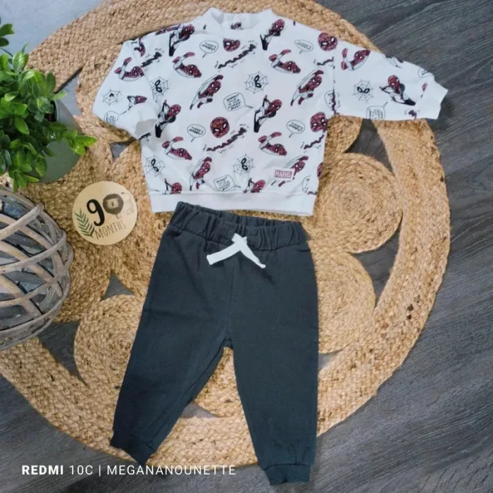 👶 Ensemble bébé Spiderman – Taille 9 mois / 71 cm - photo numéro 2