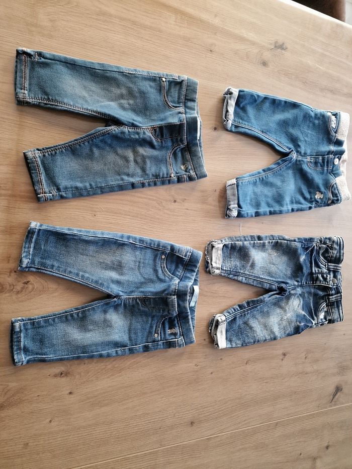 Lot de 4 jeans 3 mois
