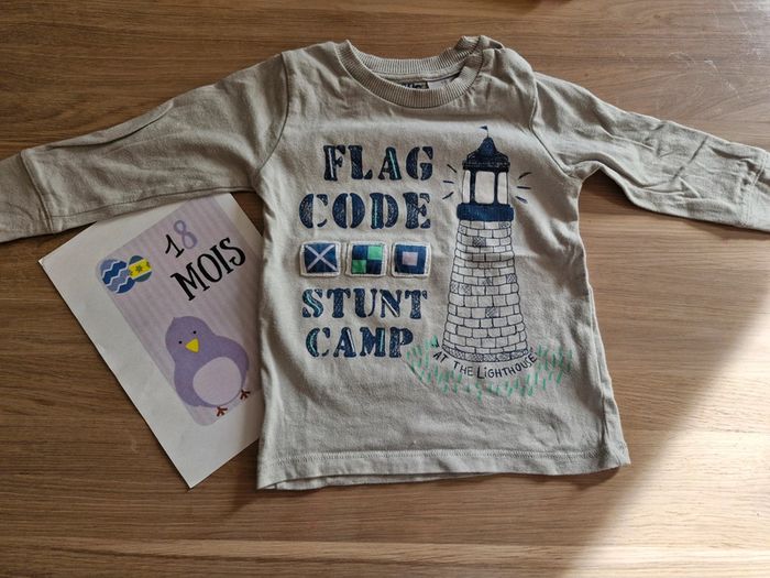 Lot de 10 t-shirts manches longues 18 mois - photo numéro 8