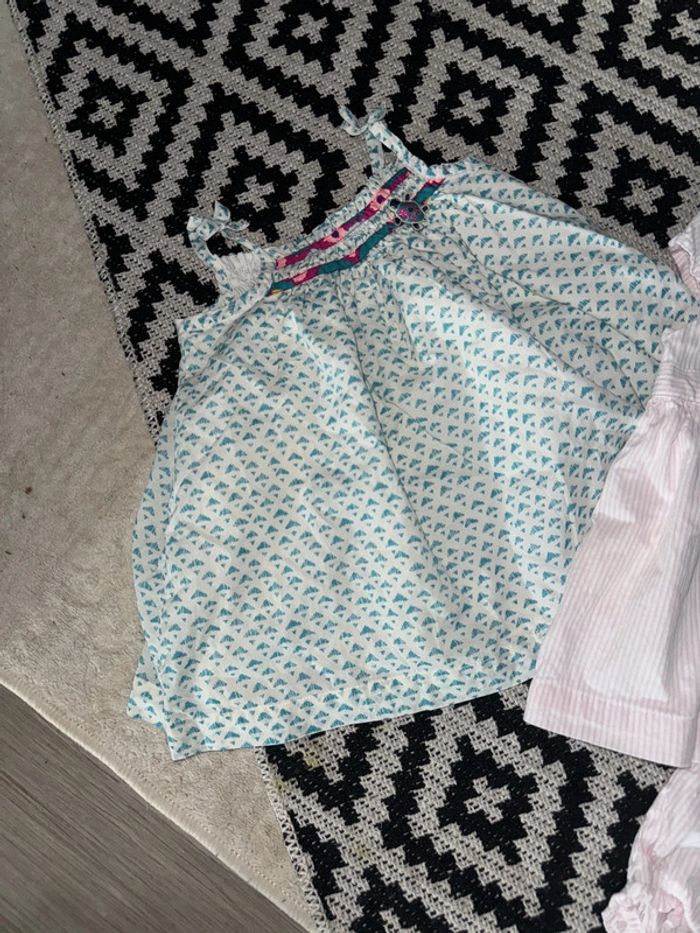 Lot deux jolies robes sergent major 6 mois - photo numéro 4