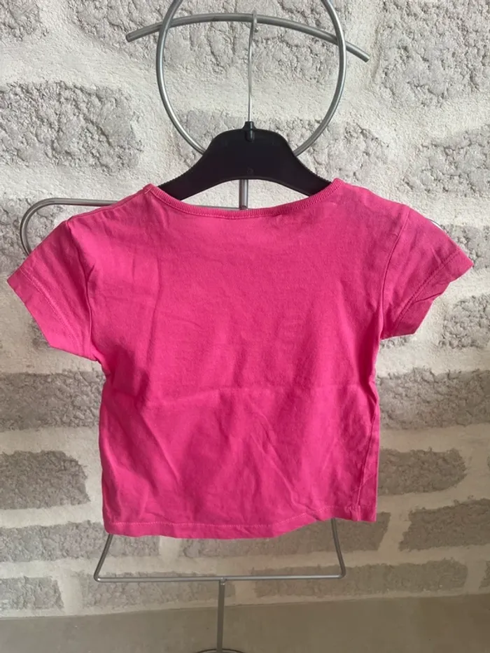 Tee shirt fille licorne arc en ciel manches courtes 6 ans Lili Marelle - photo numéro 2