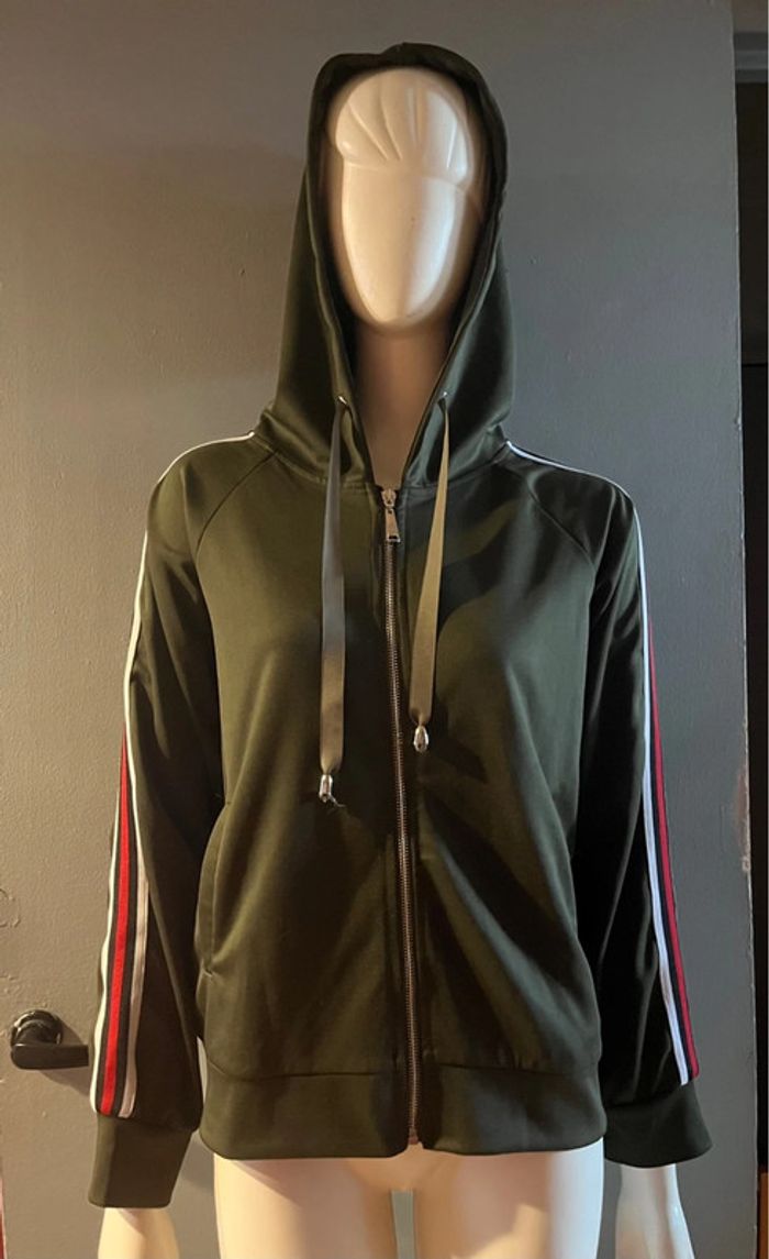 Veste capuche flam mode en M