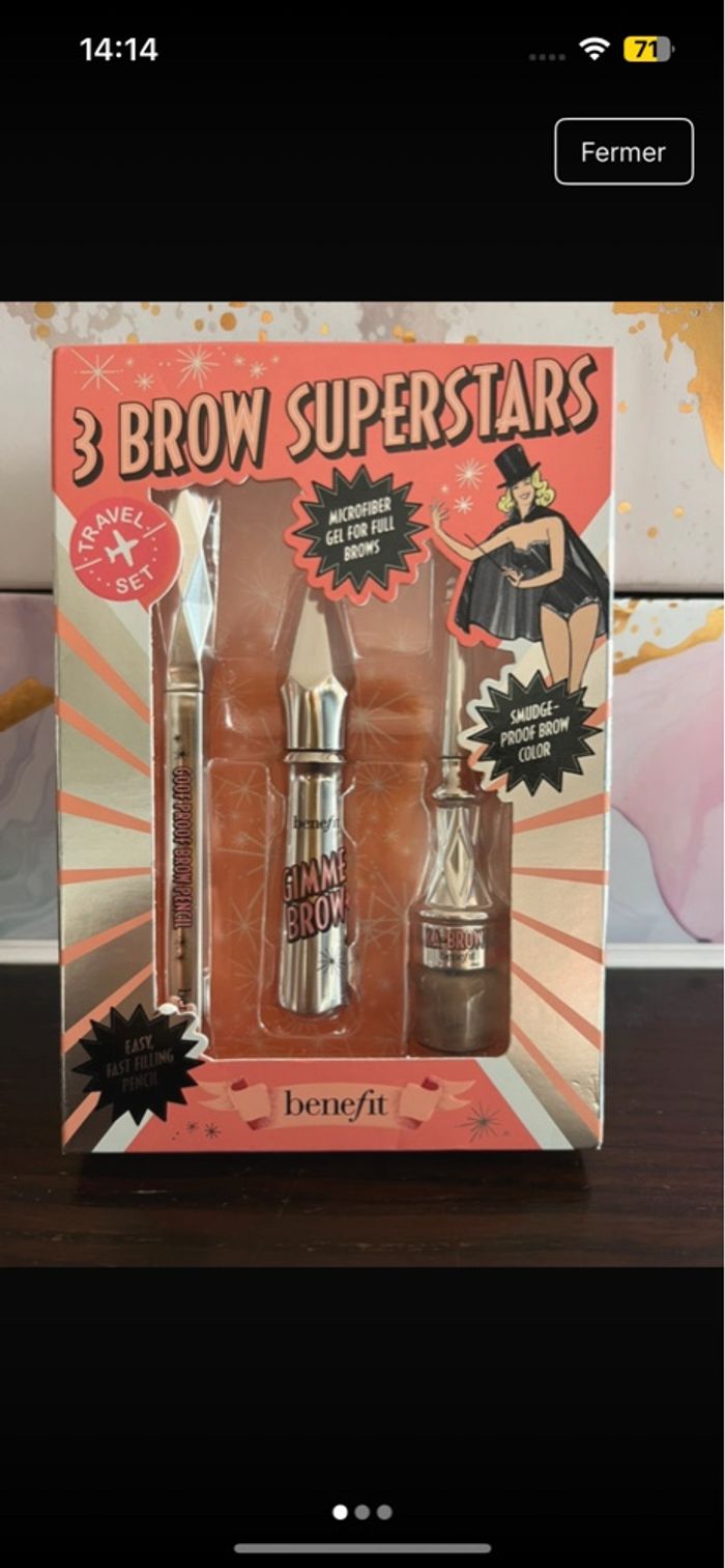 Coffret Benefit teinte 3 neuf